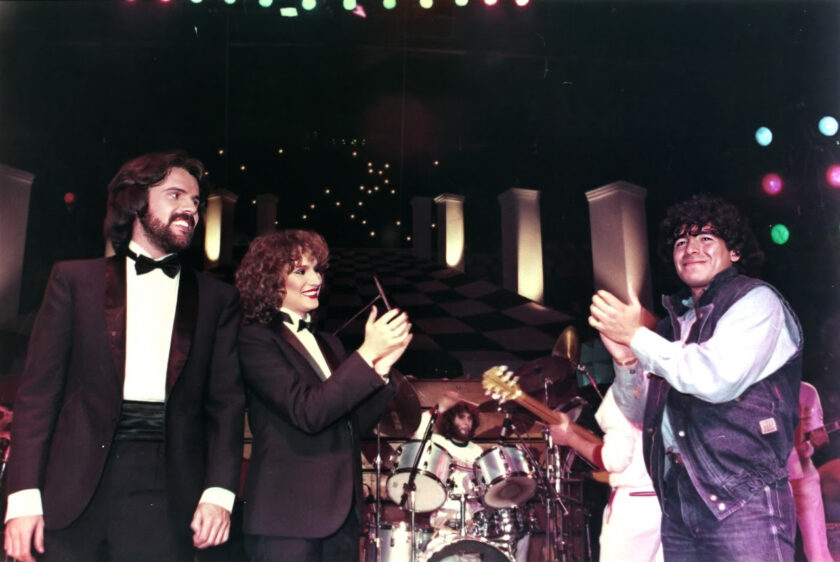 Octubre de 1983 - Estadio Obras - Pimpinela y Maradona.