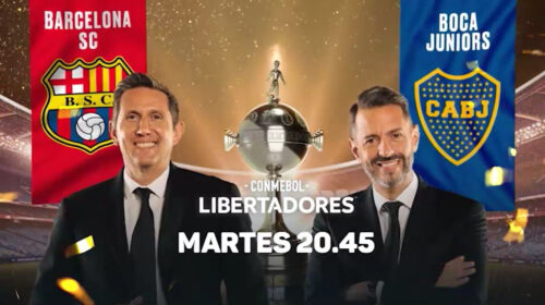 BARCELONA VS. BOCA JUNIORS POR LA CONMEBOL LIBERTADORES. ESTE MARTES A LAS 20.45 HS POR TELEFE