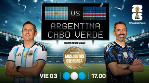 LA SELECCIÓN ARGENTINA JUEGA EN TELEFE