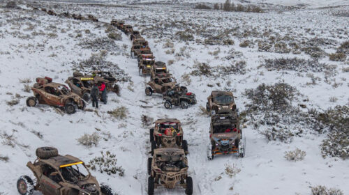 40 UTVs y pilotos del Dakar: así fue el primer Can-Am Adventures sobre nieve